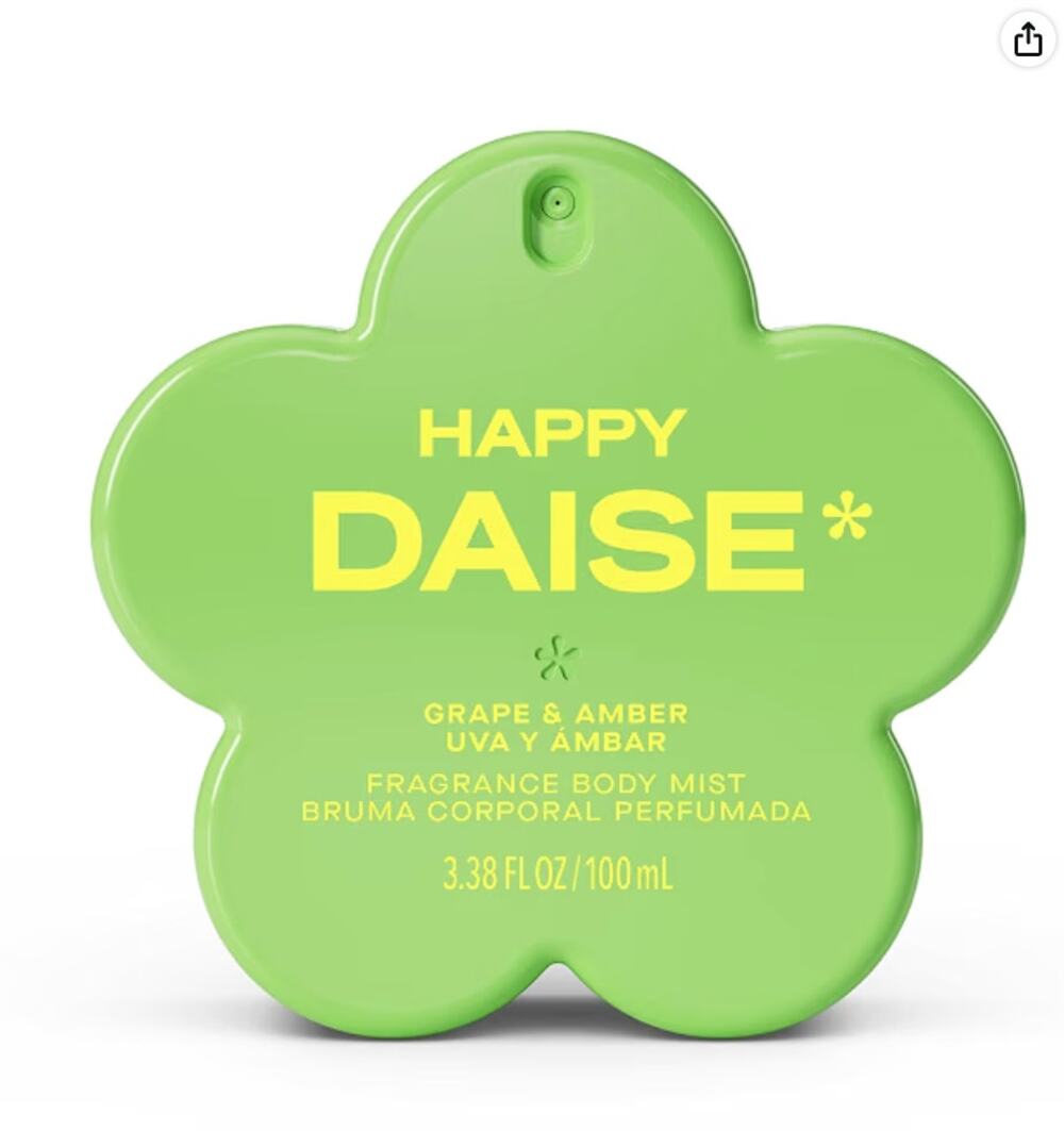 HAPPY DAISE | GRAPE + AMBER | FRAGRANCE BODY MIST | 3.3 oz.
